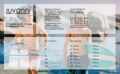 STYLE 12 MEN'S CHECKED BOARD SHORTS