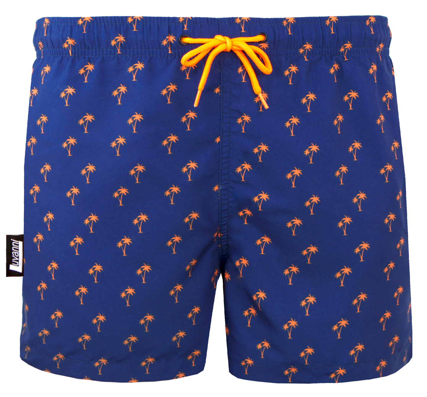 STYLE 22 BLAU ORANGE HERREN BOARDSHORTS PALMEN